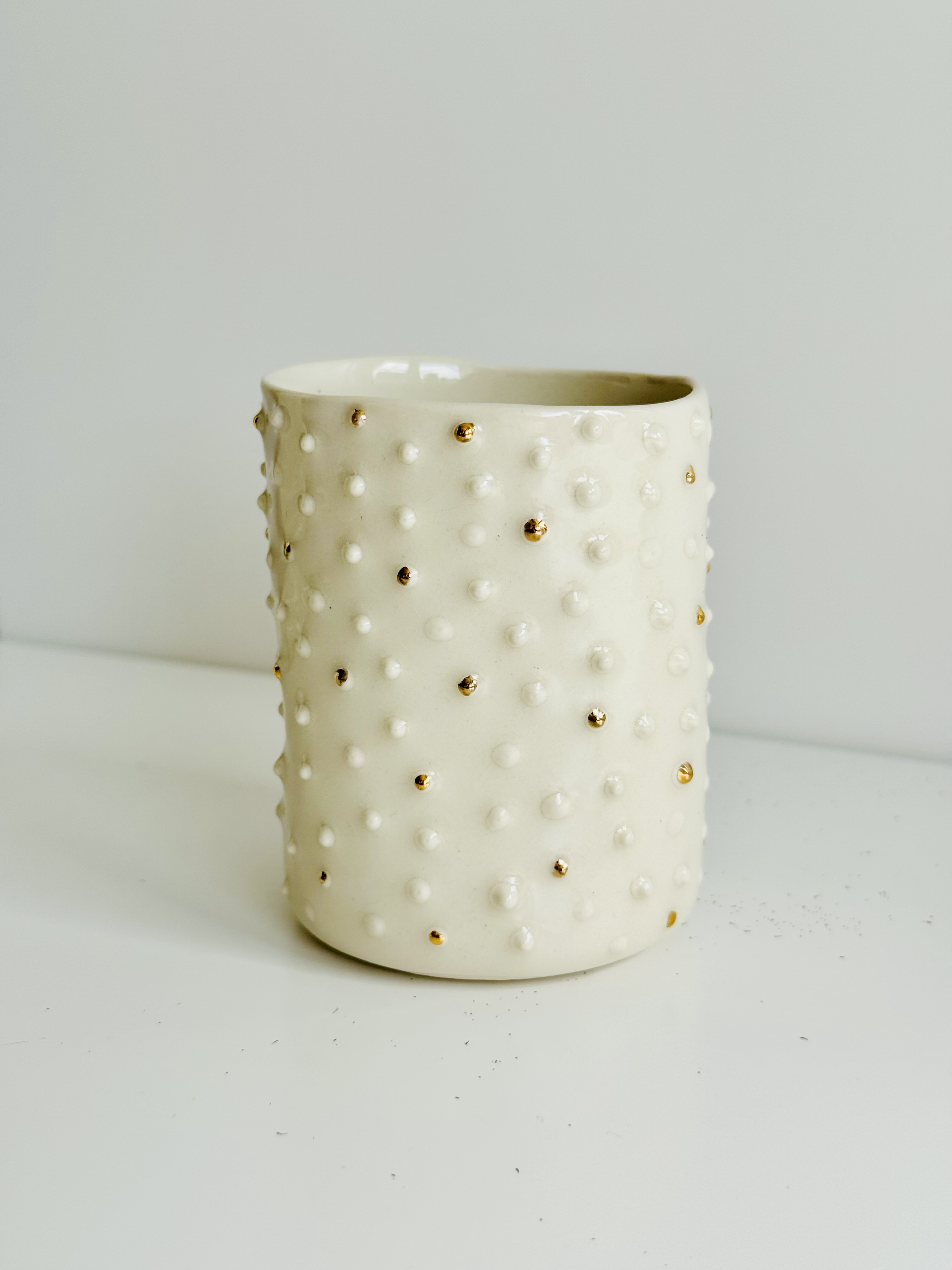 Linea Oro Cup - Dots, 150ml.